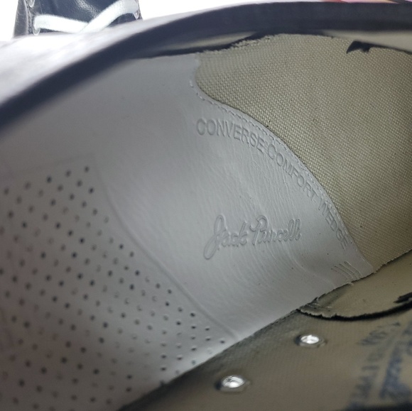 Converse Jack Purcell Signature Ox Leather Blck 13 - Picture 8 of 8